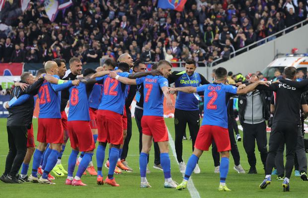 FCSB - Universitatea Craiova, fiesta roș-albastră » Ole, ola, salutați campioana! 10 detalii de la hora bucuriei FCSB