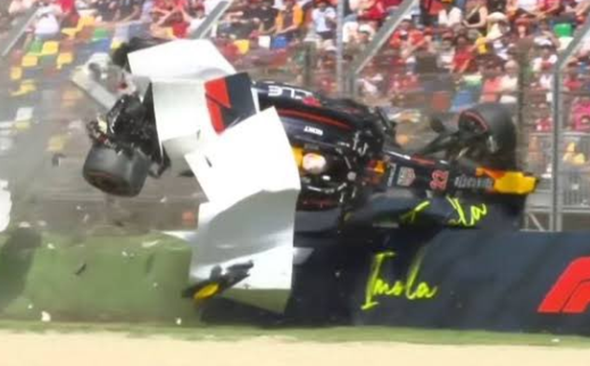 Yuki Tsunoda, accident violent în calificările de la Imola