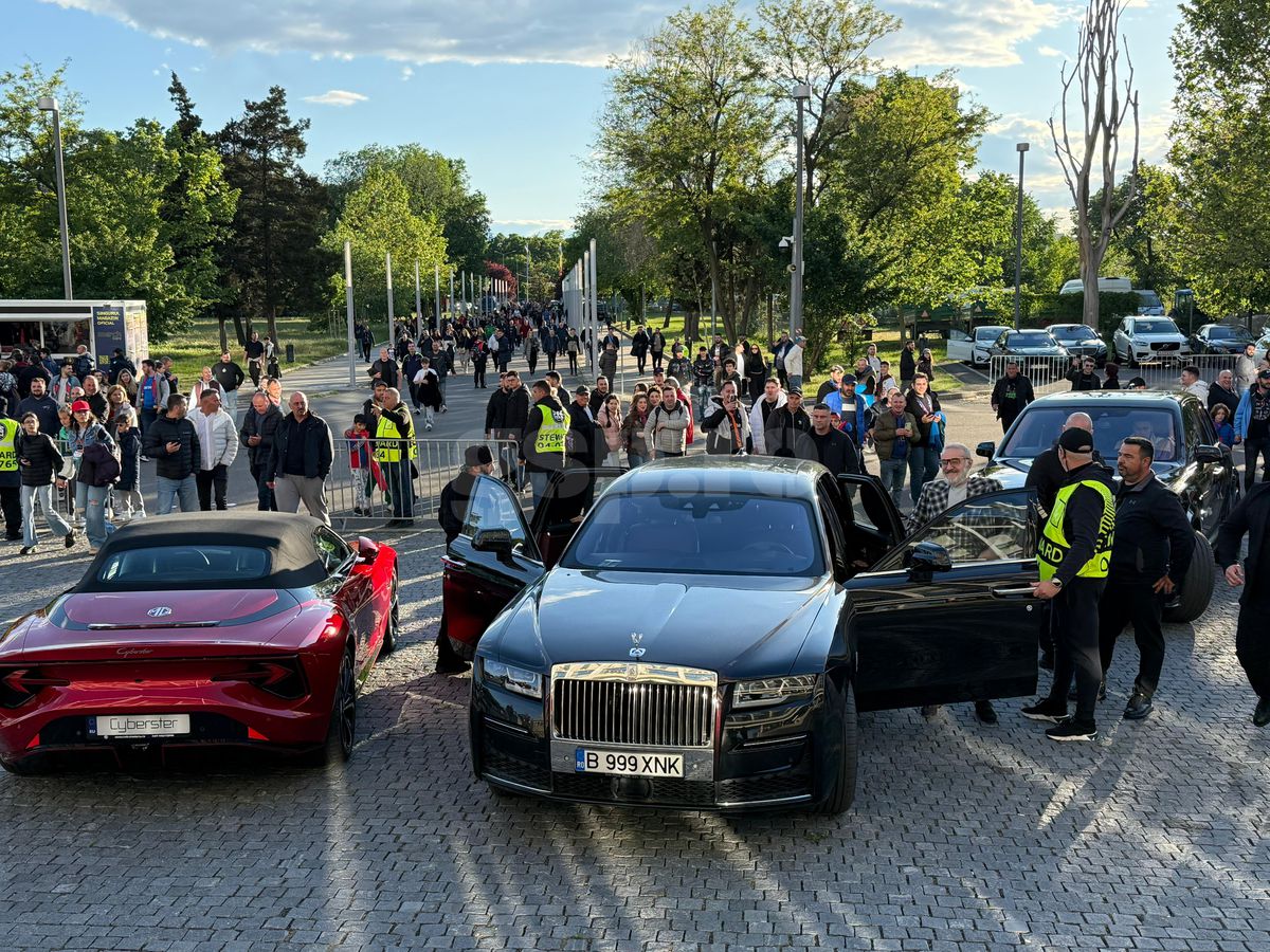 Gigi Becali, pe Arena Națională la FCSB - Universitatea Craiova  / foto GSP