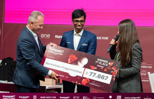 Praggnanandhaa câștigă Superbet Chess Classic România 2025 după un tie-break spectaculos