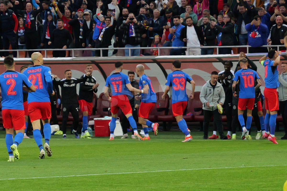 FCSB - Universitatea Craiova, petrecere de titlu pentru bucureșteni, imagini din meci // 17.05.2025