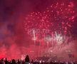 Petrecere și foc de artificii în Piața Constituției. FCSB, campioană Superligă 2024-2025. Foto: Sergiu Alexandru (GSP.RO)