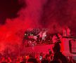 Petrecere și foc de artificii în Piața Constituției. FCSB, campioană Superligă 2024-2025. Foto: Sergiu Alexandru (GSP.RO)