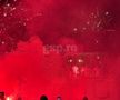 Petrecere și foc de artificii în Piața Constituției. FCSB, campioană Superligă 2024-2025. Foto: Sergiu Alexandru (GSP.RO)