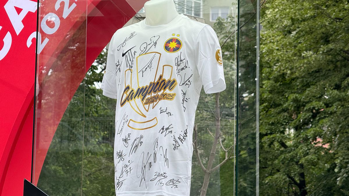 Scenografia pregătită de FCSB / FOTO: GSP