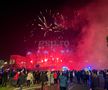 Petrecere și foc de artificii în Piața Constituției. FCSB, campioană Superligă 2024-2025. Foto: Sergiu Alexandru (GSP.RO)