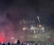 Petrecere și foc de artificii în Piața Constituției. FCSB, campioană Superligă 2024-2025. Foto: Sergiu Alexandru (GSP.RO)