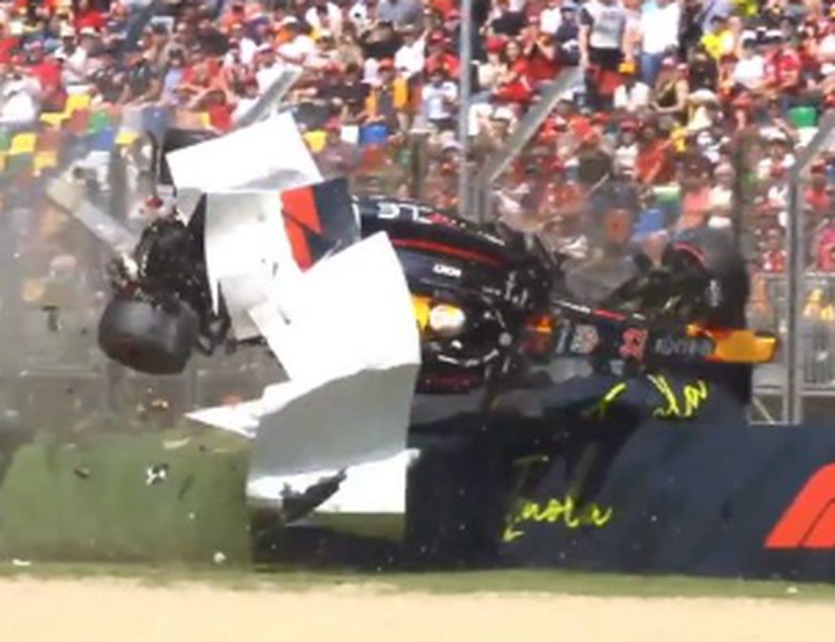 Yuki Tsunoda, accident violent în calificările de la Imola