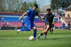 Final în prima bătălie CSC Dumbrăvița - Chindia Târgoviște, în barajul pentru menținerea în Liga 2, după 12 minute de prelungiri