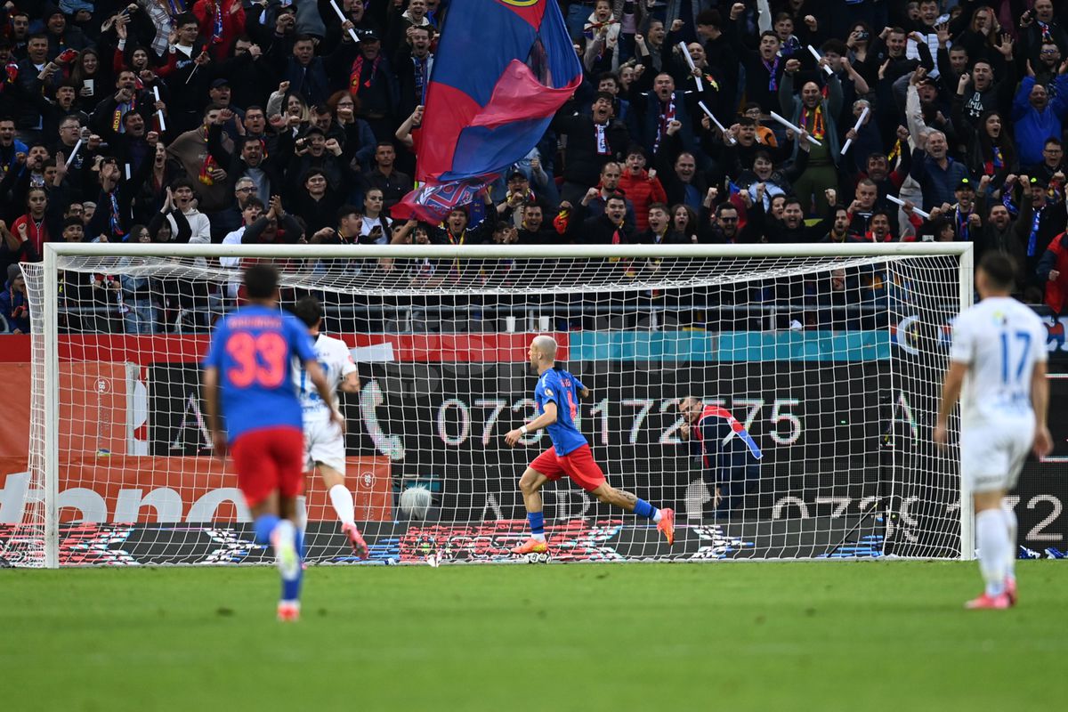 FCSB - Universitatea Craiova, petrecere de titlu pentru bucureșteni, imagini din meci // 17.05.2025
