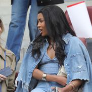 Mbali Malindi, soția lui Siyabonga Ngezana la FCSB - Universitatea Craiova. Foto: Ionuț Iordache (GSP.RO)