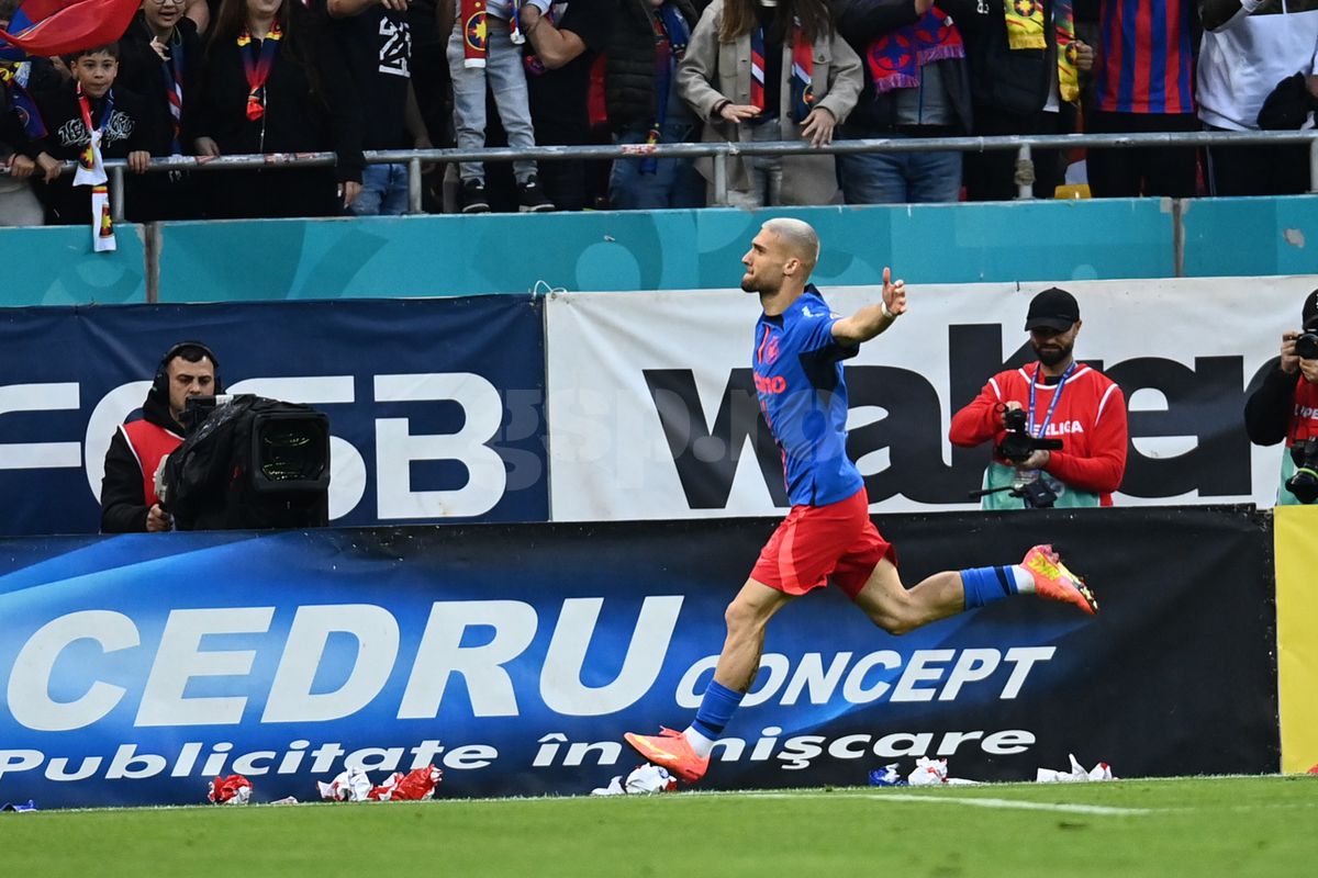FCSB - Universitatea Craiova, petrecere de titlu pentru bucureșteni, imagini din meci // 17.05.2025