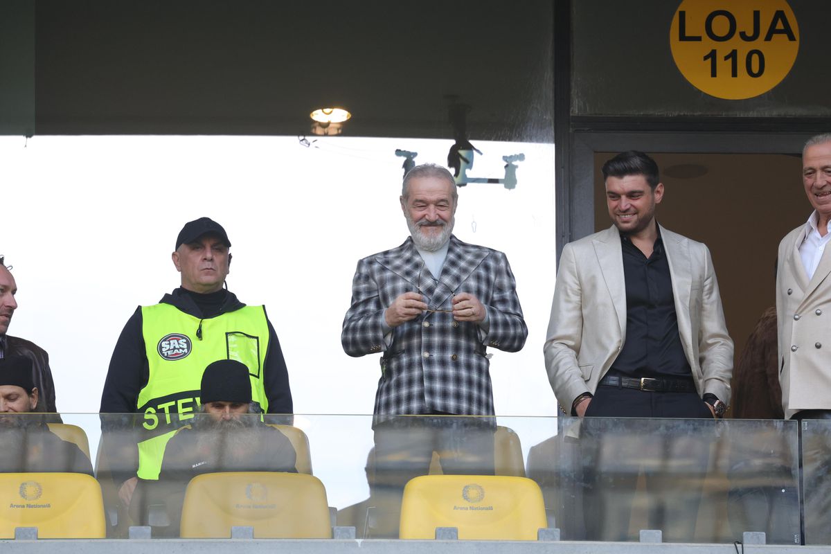 Gigi Becali, pe Arena Națională la FCSB - Universitatea Craiova  / foto GSP
