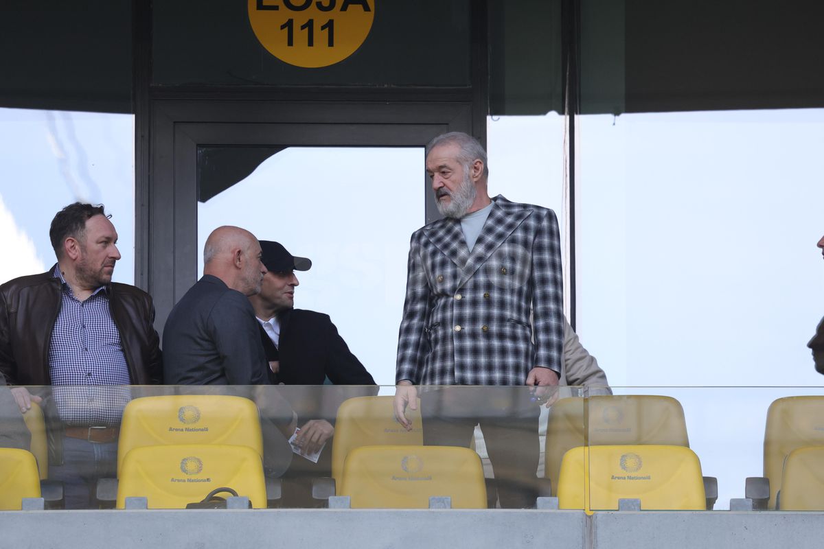 Gigi Becali, pe Arena Națională la FCSB - Universitatea Craiova  / foto GSP