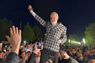„Sus, nea Gigi!” » Imagini din alte vremuri la Arena Națională! Becali s-a urcat pe mașină