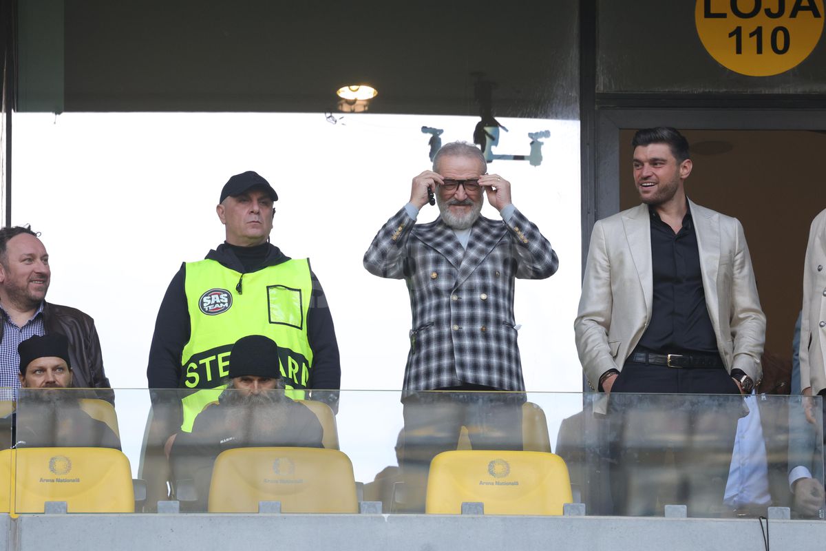 Gigi Becali, pe Arena Națională la FCSB - Universitatea Craiova  / foto GSP