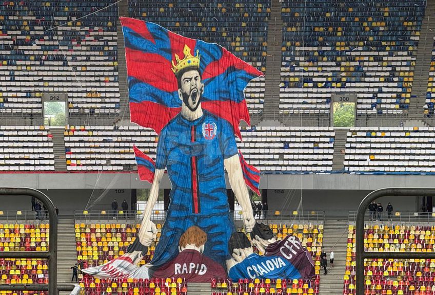 GALERIE FOTO FCSB, scenografie 3D de proporții la petrecerea de titlu » Postură umilitoare pentru Dinamo, Rapid, Craiova și CFR
