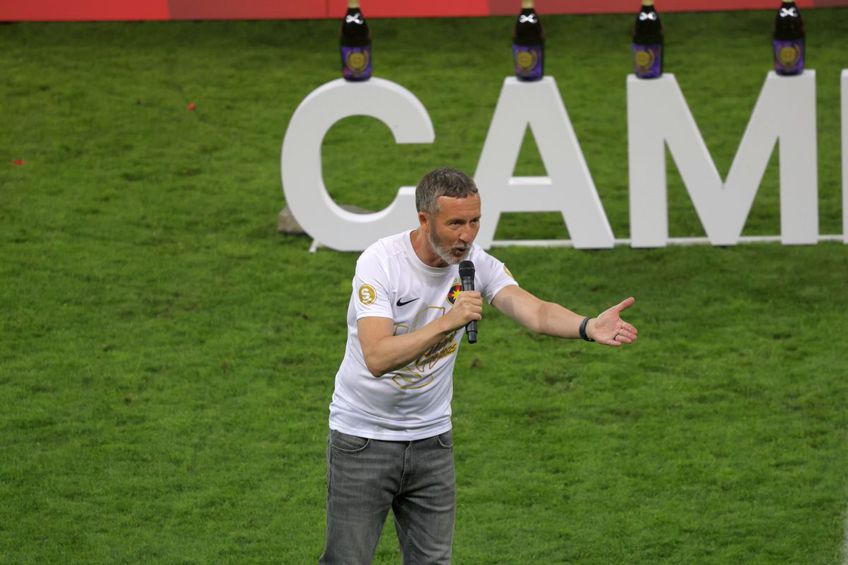 Mihai Stoica, postare din 5 cuvinte în dimineața de după sărbătoarea titlului la FCSB