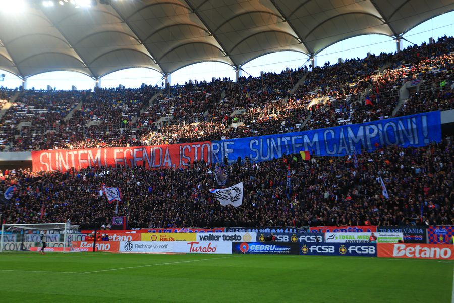 FCSB - Universitatea Craiova, fiesta roș-albastră » Ole, ola, salutați campioana! 10 detalii de la hora bucuriei FCSB