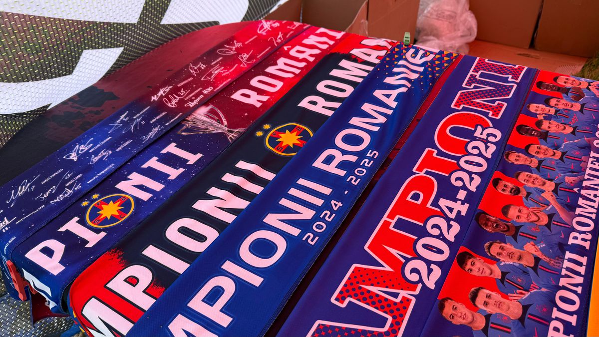 Scenografia pregătită de FCSB / FOTO: GSP