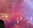 Petrecere și foc de artificii în Piața Constituției. FCSB, campioană Superligă 2024-2025. Foto: Sergiu Alexandru (GSP.RO)