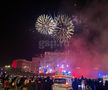 Petrecere și foc de artificii în Piața Constituției. FCSB, campioană Superligă 2024-2025. Foto: Sergiu Alexandru (GSP.RO)