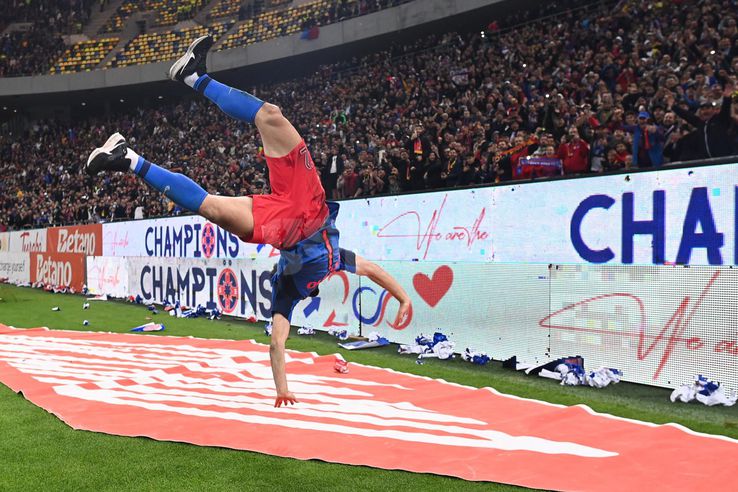 Valentin Crețu. FCSB, campioană Superligă 2024-2025. Foto: Eduard Vînătoru / Ionuț Iordache (GSP.RO)