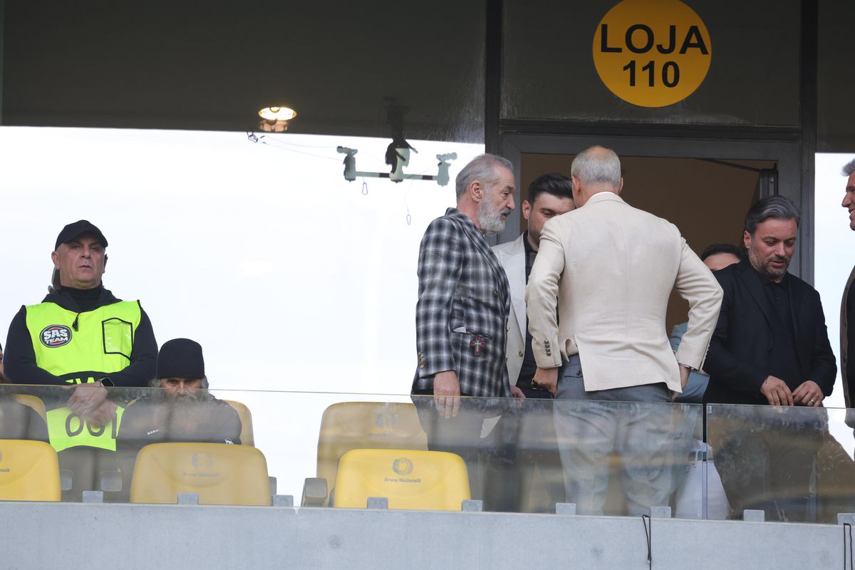 Gigi Becali, pe Arena Națională la FCSB - Universitatea Craiova  / foto GSP