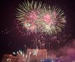 Petrecere și foc de artificii în Piața Constituției. FCSB, campioană Superligă 2024-2025. Foto: Sergiu Alexandru (GSP.RO)