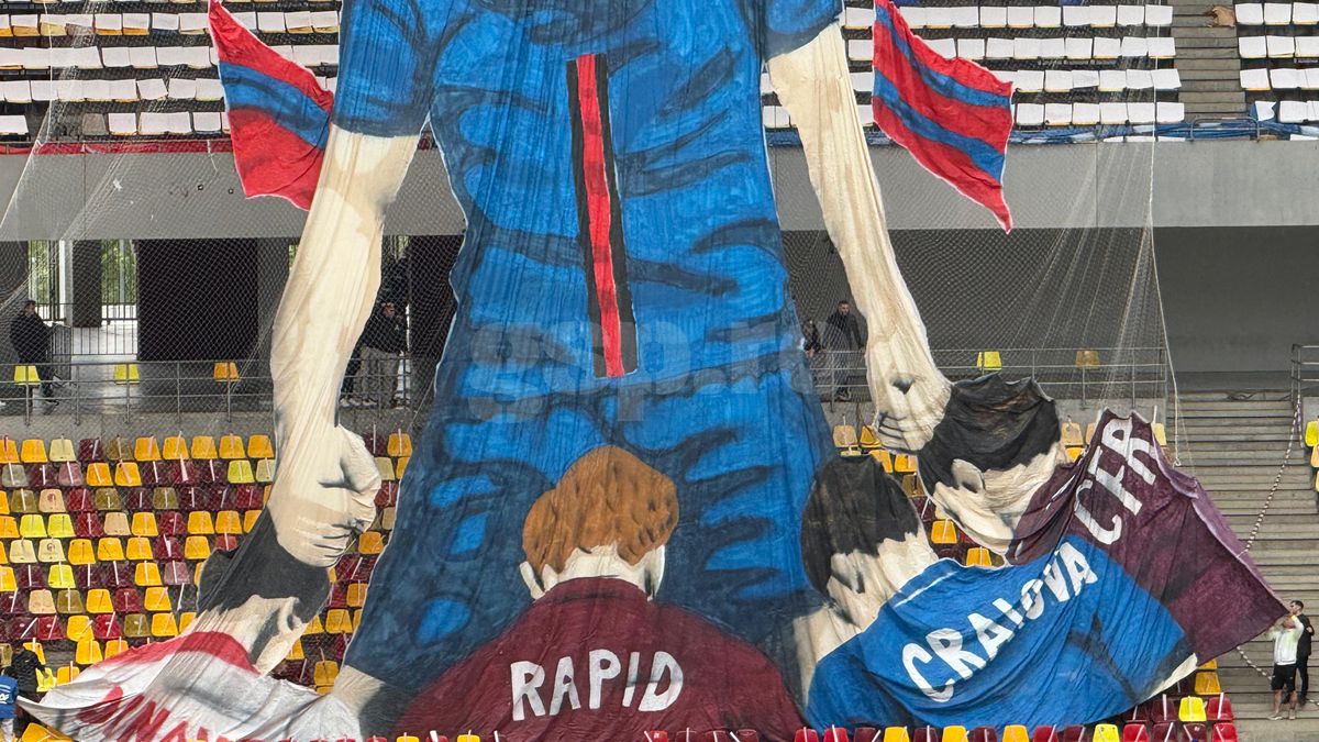 Scenografia pregătită de FCSB / FOTO: GSP