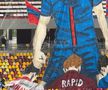 Scenografia pregătită de FCSB / FOTO: GSP