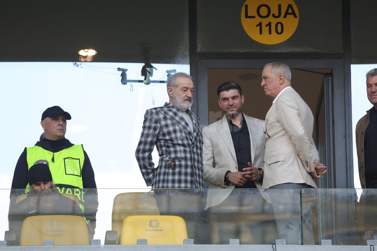 Gigi Becali, pe Arena Națională la FCSB - Universitatea Craiova  / foto GSP