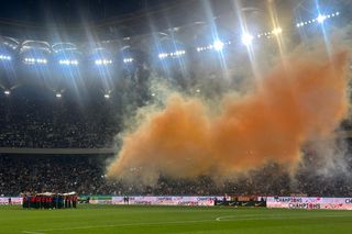 Galeria celor de la FCSB, scandare îndreptată către Mirel Rădoi! Momentul, surprins de reporterii GSP