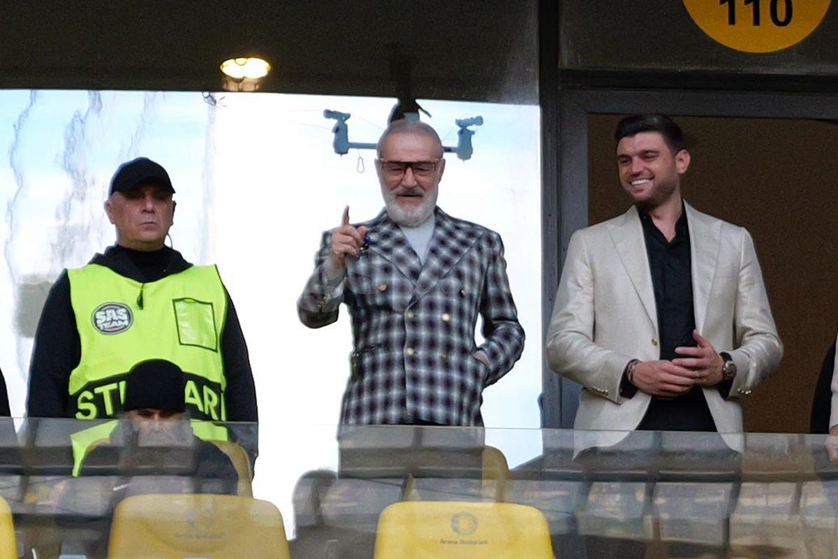 Gigi Becali, pe Arena Națională la FCSB - Universitatea Craiova  / foto GSP