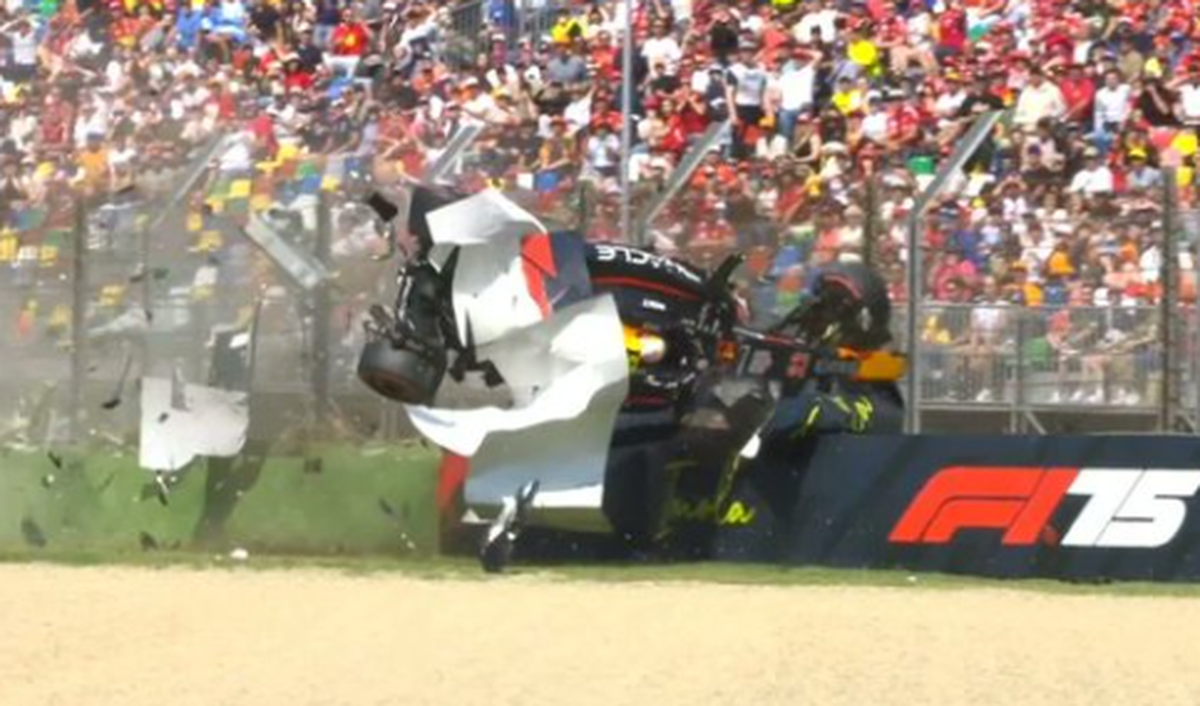 Yuki Tsunoda, accident violent în calificările de la Imola