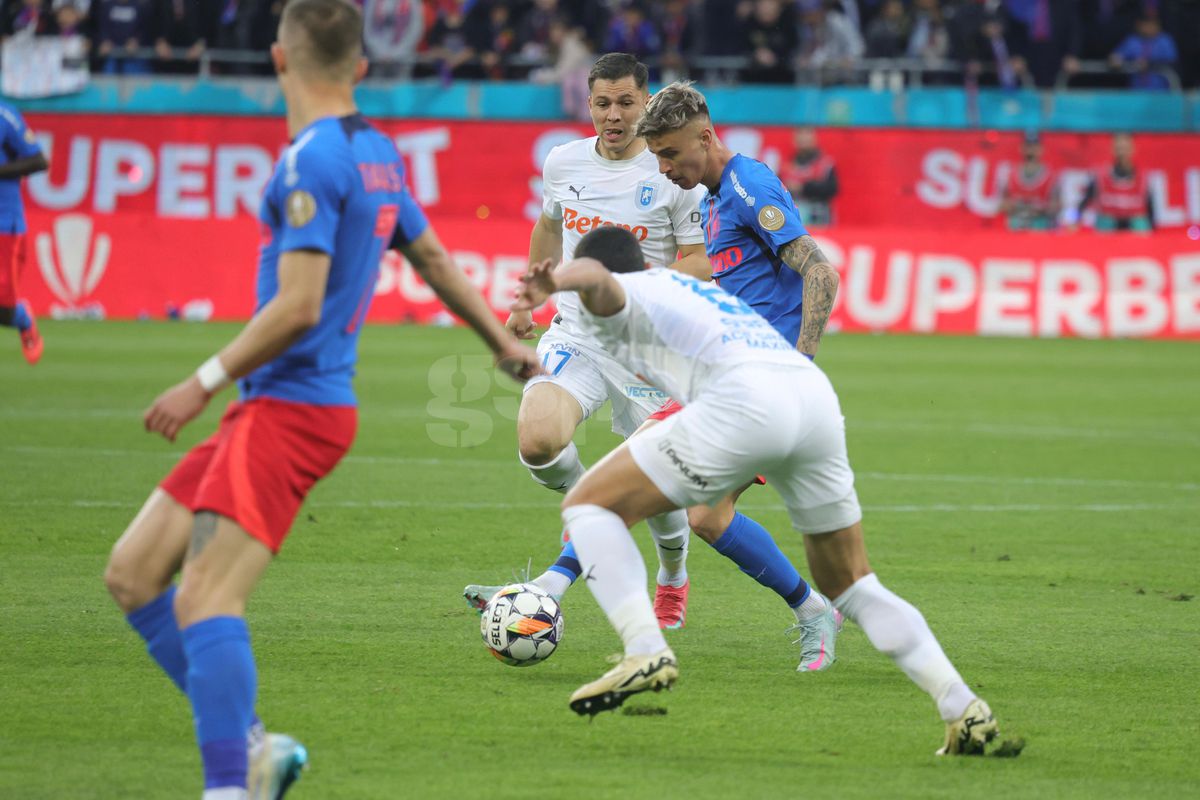 FCSB - Universitatea Craiova, petrecere de titlu pentru bucureșteni, imagini din meci // 17.05.2025