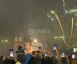 Petrecere și foc de artificii în Piața Constituției. FCSB, campioană Superligă 2024-2025. Foto: Sergiu Alexandru (GSP.RO)