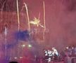 Petrecere și foc de artificii în Piața Constituției. FCSB, campioană Superligă 2024-2025. Foto: Sergiu Alexandru (GSP.RO)