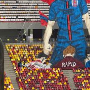 Scenografia pregătită de FCSB / FOTO: GSP