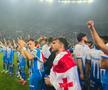 Petrecerea Craiovei s-a mutat pe malul lacului! Mihai Rotaru, scandări cot la cot cu jucătorii