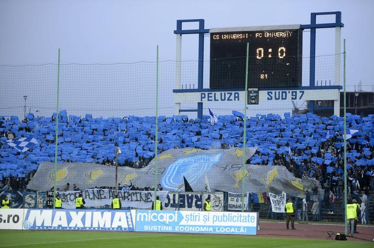Duelul CSU Craiova - FC Universitatea Craiova, din 2013 / Sursă foto: Arhivă GSP