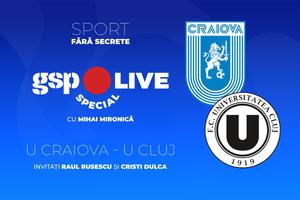 Universitatea Craiova - U Cluj » Meciul care poate aduce trofeul de campioană în Bănie