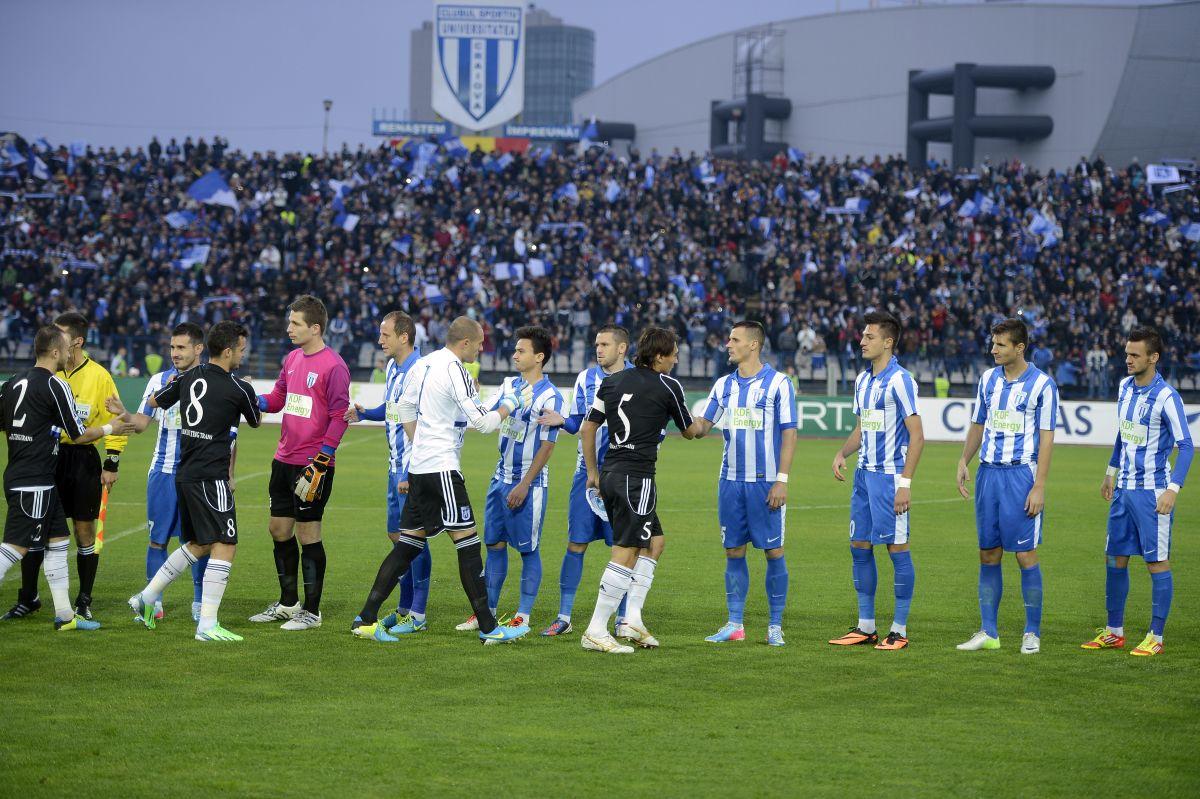 CS Universitatea - FC Universitatea Craiova, în toamna lui 2013: meci istoric pe „Oblemenco”