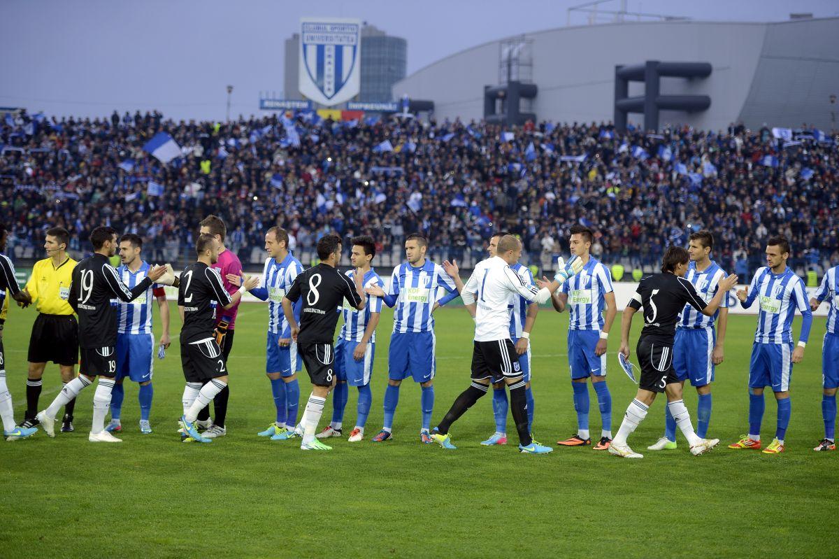 CS Universitatea - FC Universitatea Craiova, în toamna lui 2013: meci istoric pe „Oblemenco”