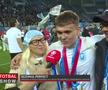 David Matei, interviu alături de părinți după titlul cucerit cu Universitatea Craiova