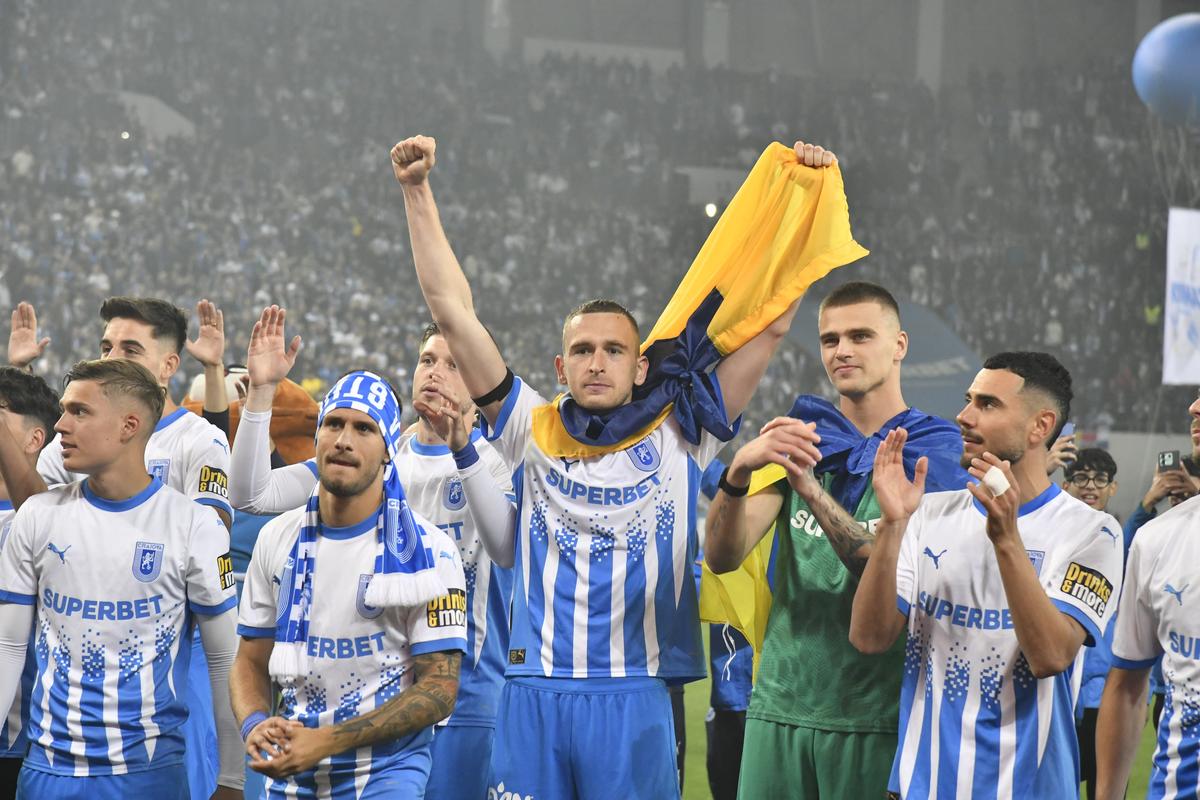 Bucurie imensă la Craiova, după ce echipa a câștigat campionatul