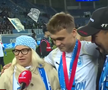 David Matei, interviu alături de părinți după titlul cucerit cu Universitatea Craiova