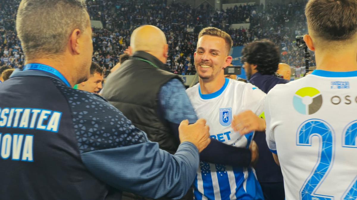 Bucurie imensă la Craiova, după ce echipa a câștigat campionatul