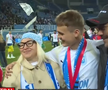David Matei, interviu alături de părinți după titlul cucerit cu Universitatea Craiova