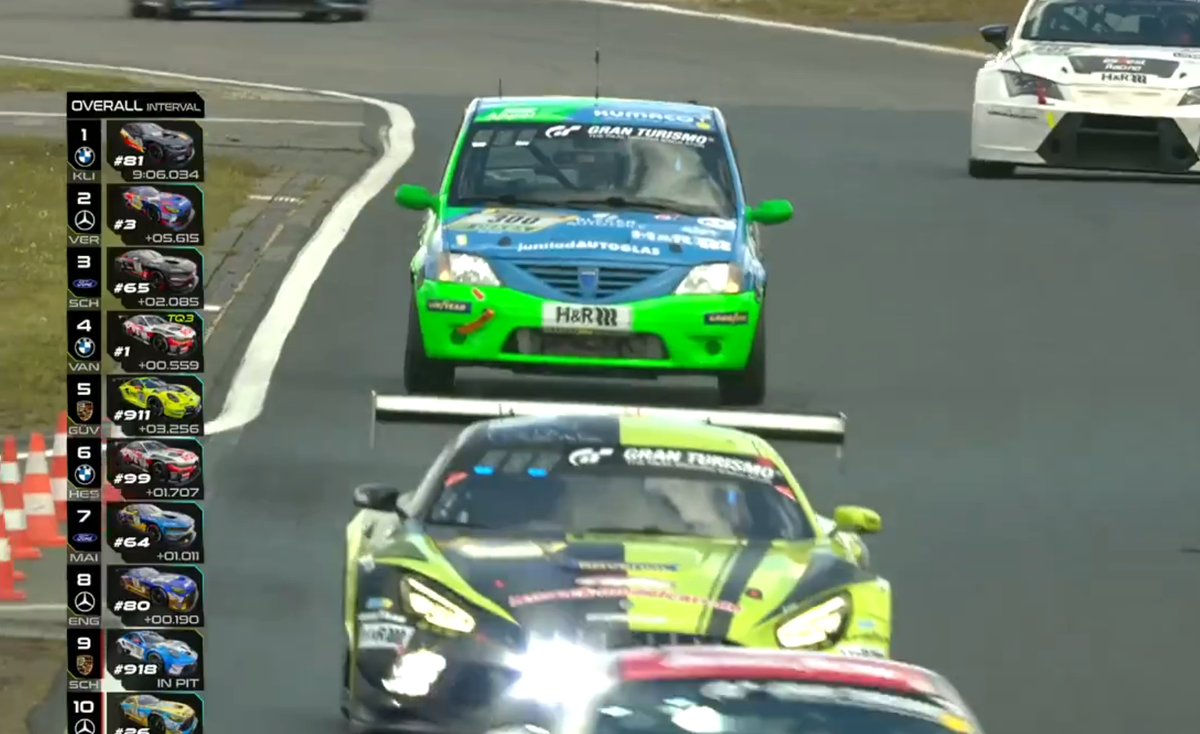 Dacia Logan, în centrul atenției pe circuitul de la Nurburgring » Imagini de la cursa unde concurează și Max Verstappen